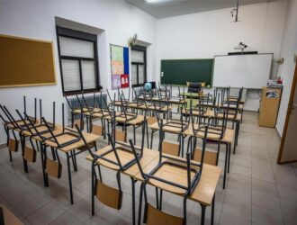 Aula de escuela vacia